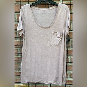 Mossimo Supply Co. Light Brown Scoop Neck Tee NWT